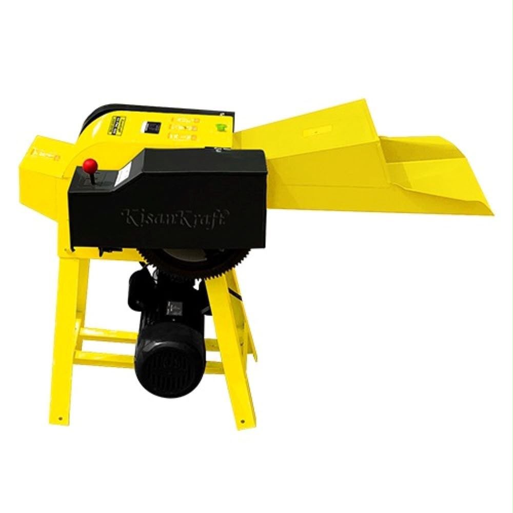 KisanKraft Electric Motor Chaff Cutter | Fodder Cutting Machine